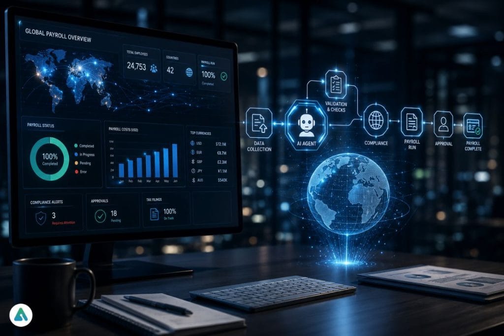 agentic AI global payroll