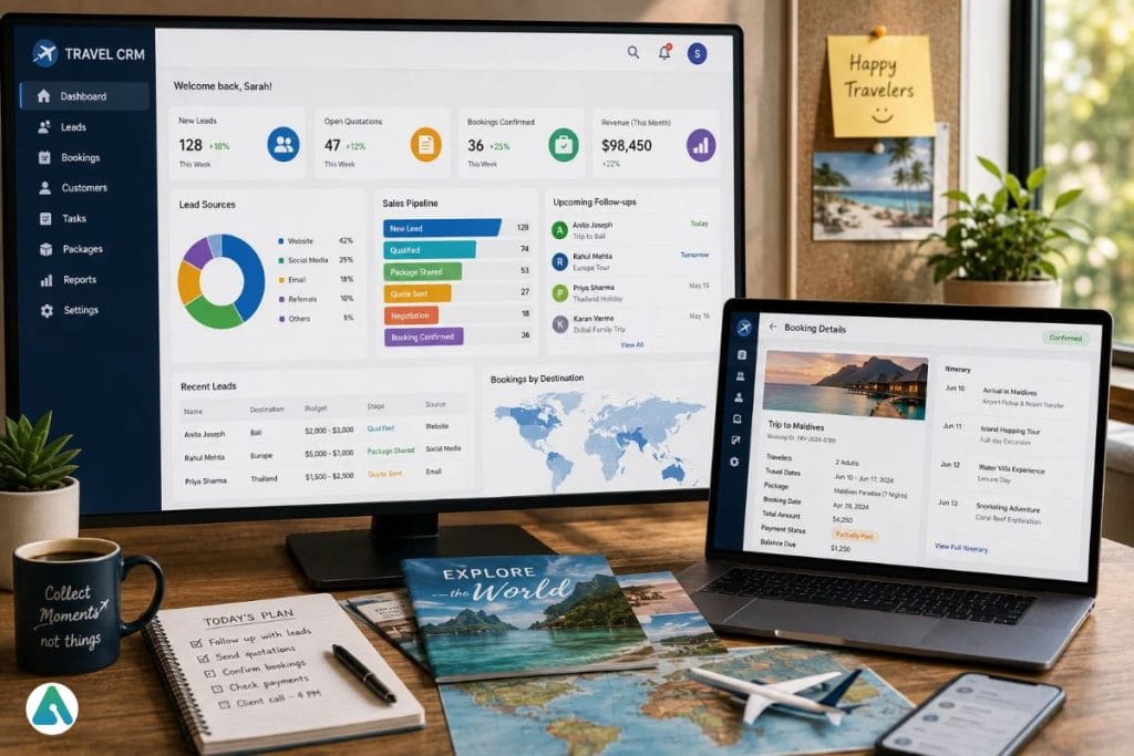 custom CRM for travel agencies