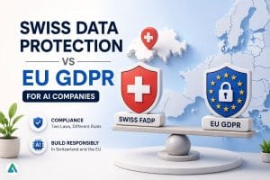 how swiss data protection affects ai companies versus eu gdpr