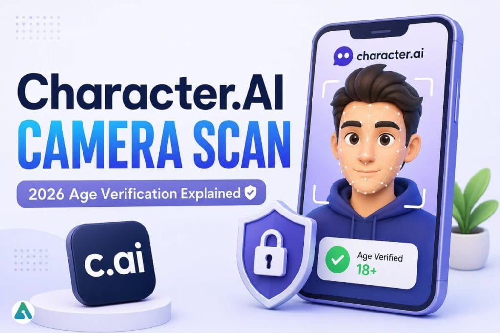 why does Character.AI require a camera scan