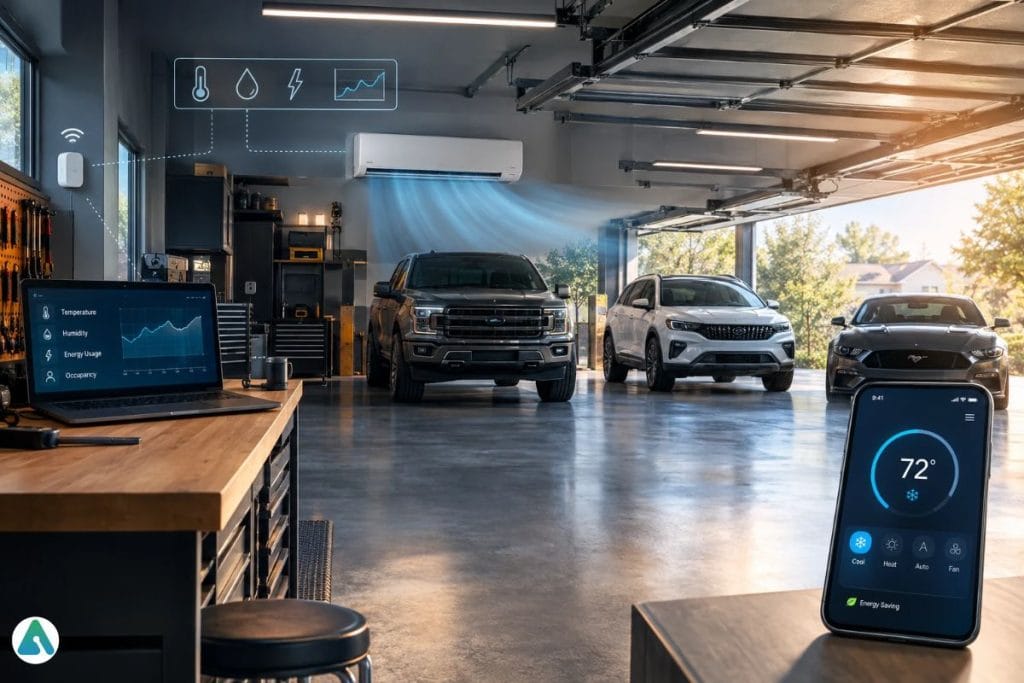 3-car garage mini split sizing