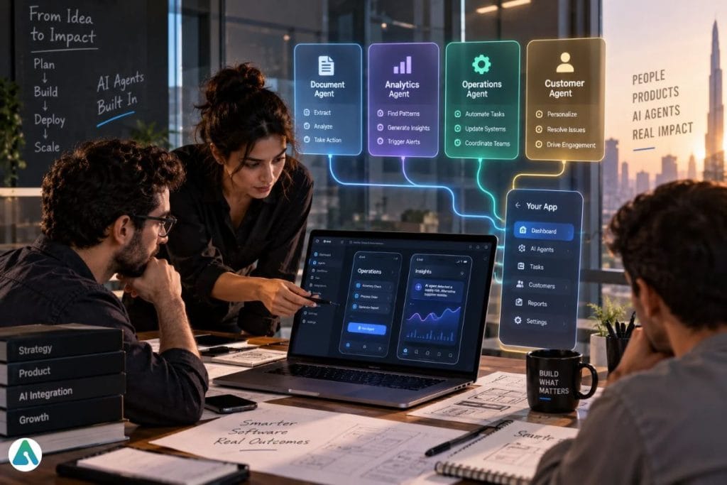 AI agents in custom app development
