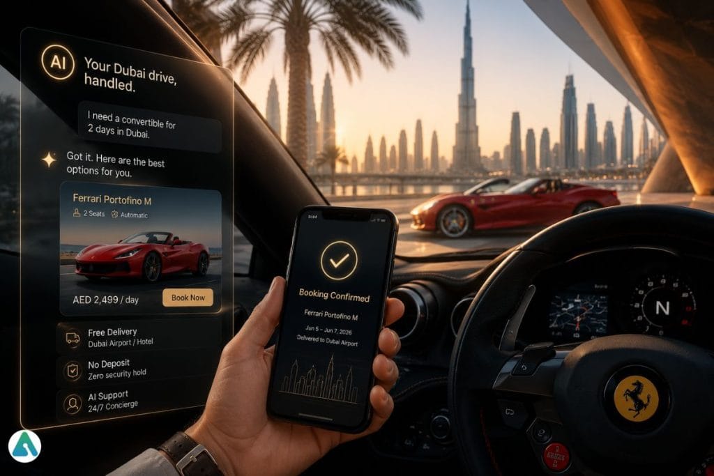 AI car rental Dubai