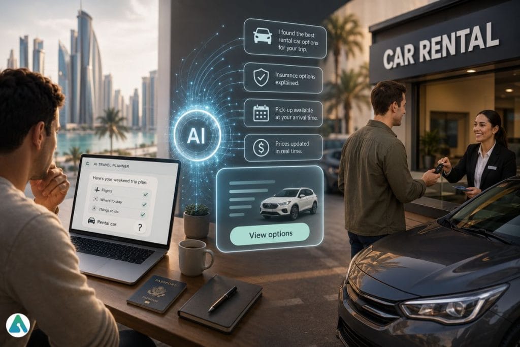 AI car rental booking