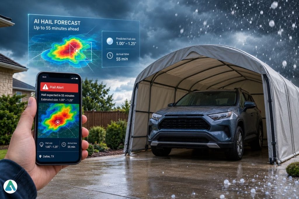 AI hail forecasting