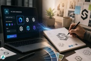 AI logo design