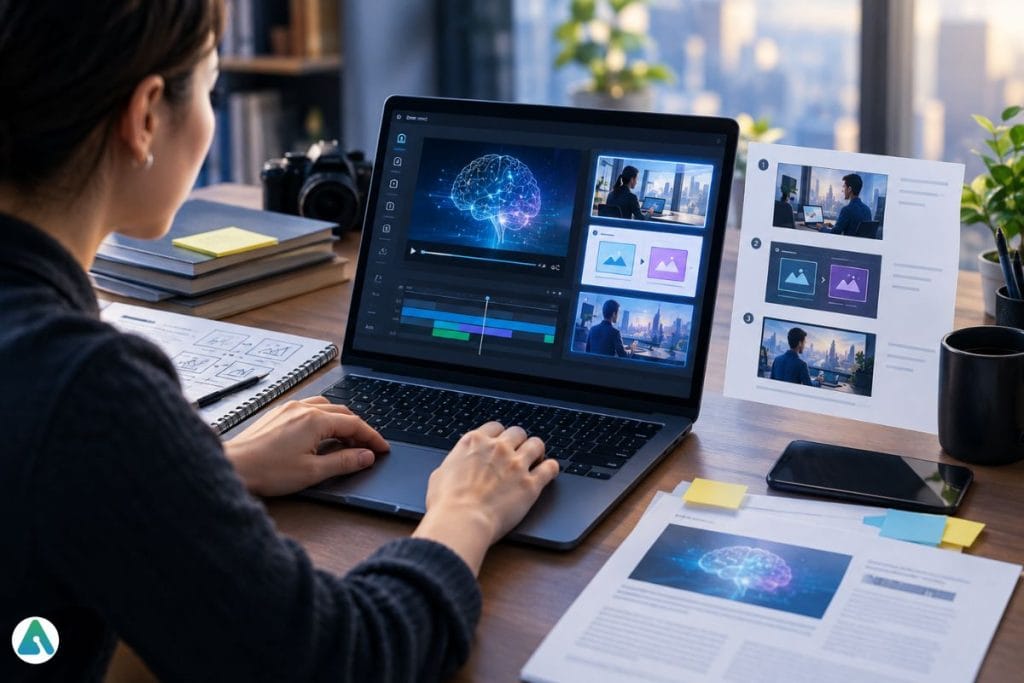 AI model news video brief workflow