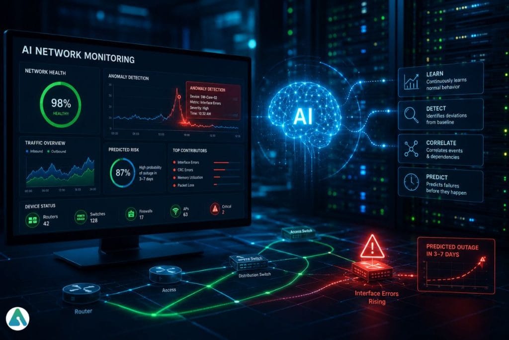 AI network monitoring 