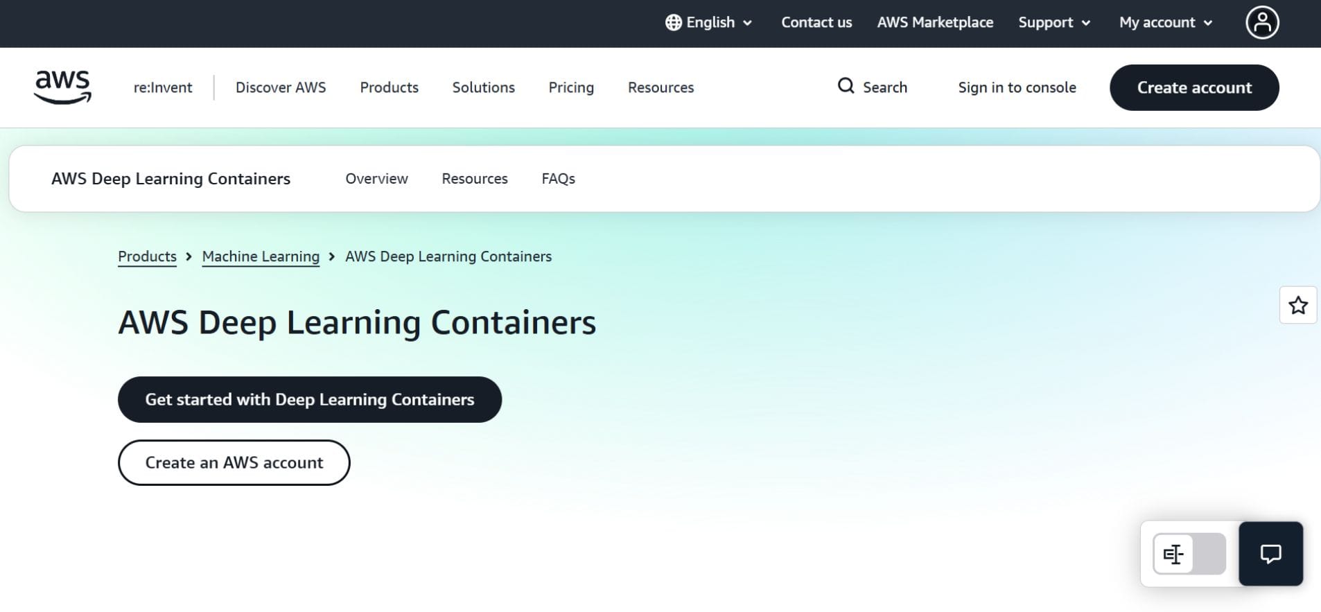 AWS Deep Learning Containers