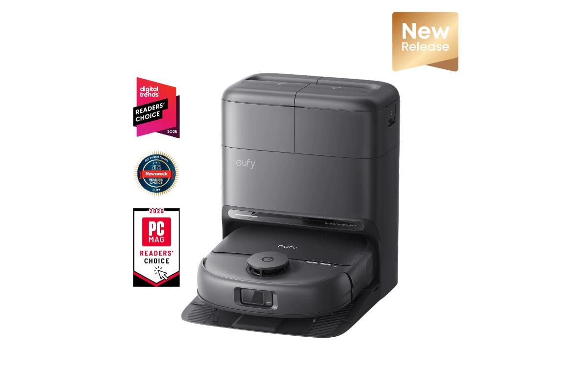 Award-winning new release eufy Omni C28 all-in-one robot vacuum with multi-function base station
