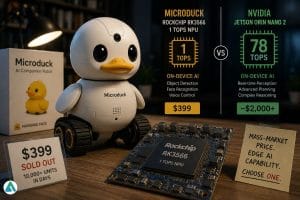 Microduck robot