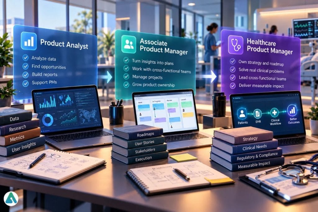 Product Analyst vs APM vs Healthcare PM