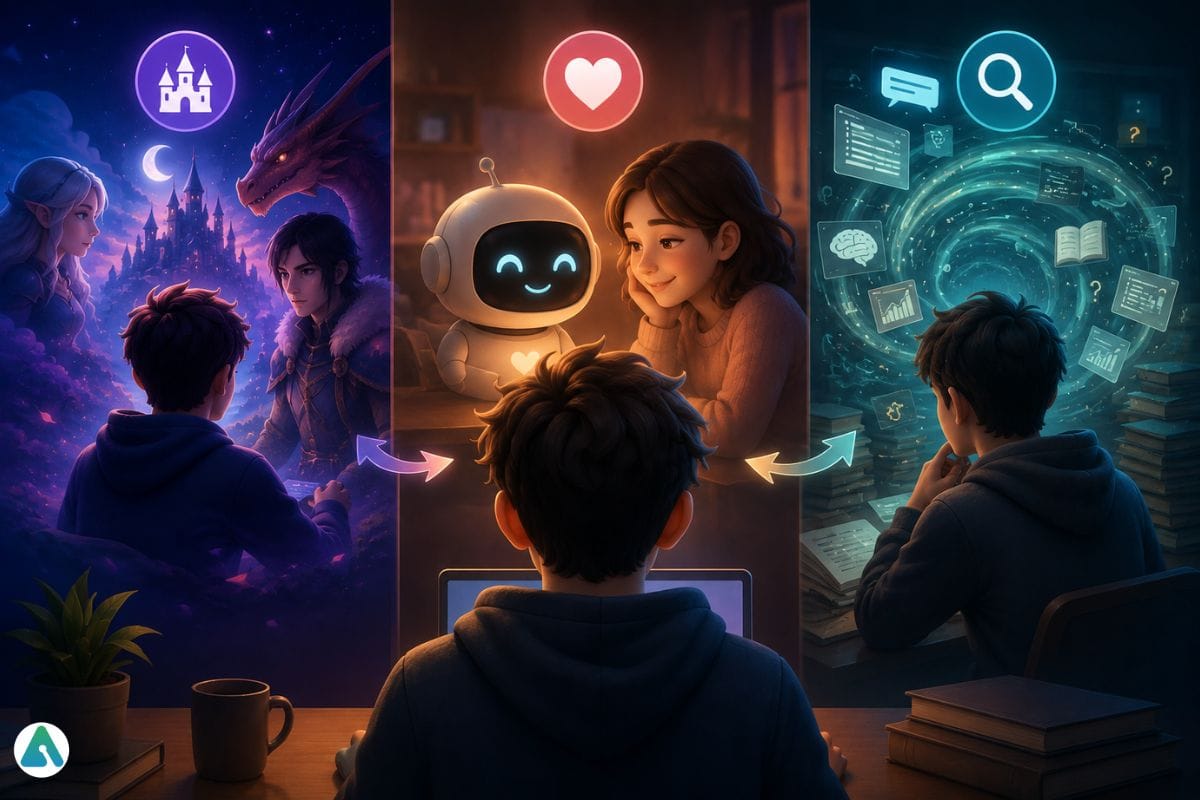 Types of AI Chatbot Addiction