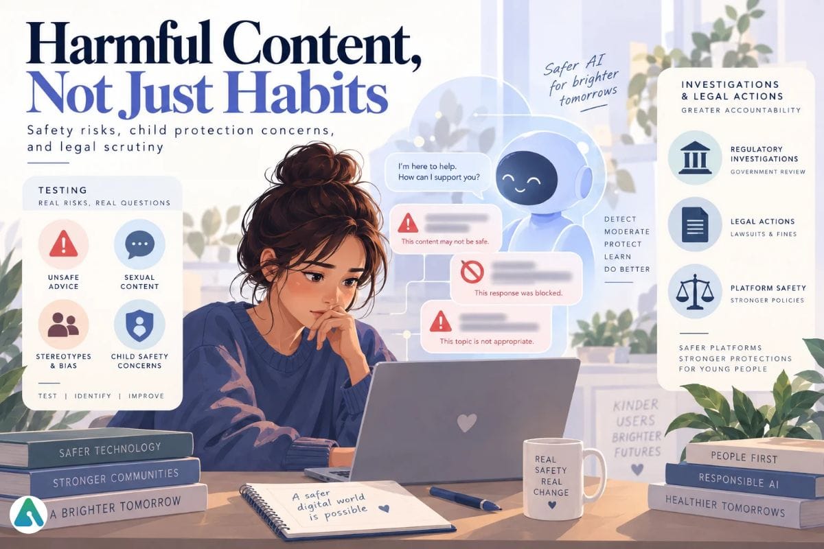 What about harmful content, not just habits