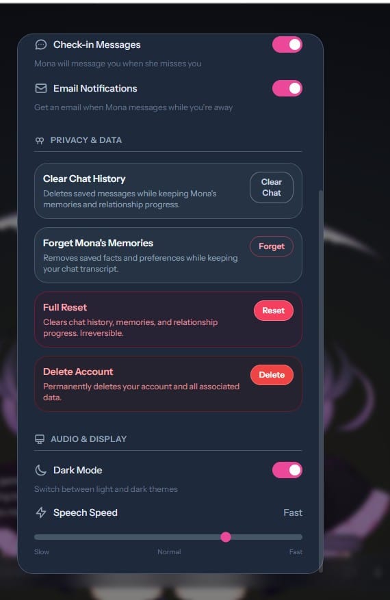 aethris.ai privacy setup