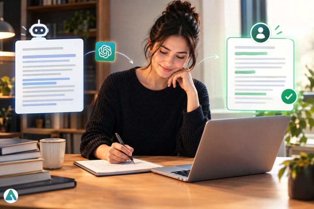 edit AI-assisted writing