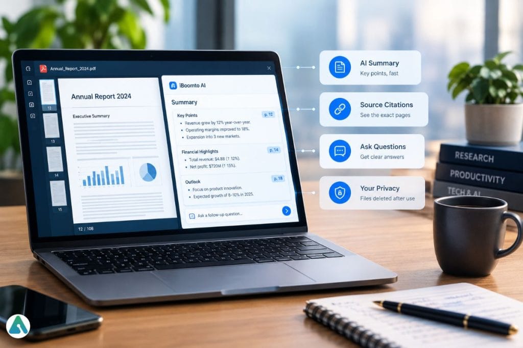 iBoomto AI PDF Summarizer