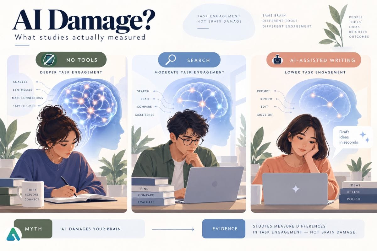 is there evidence that AI damages the brain