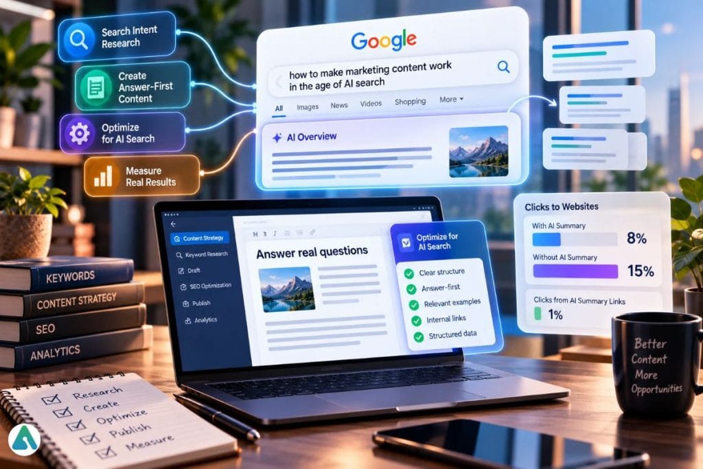 marketing content strategy for AI search