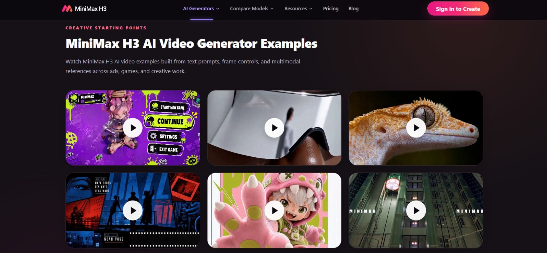 minimax h3 ai video generator