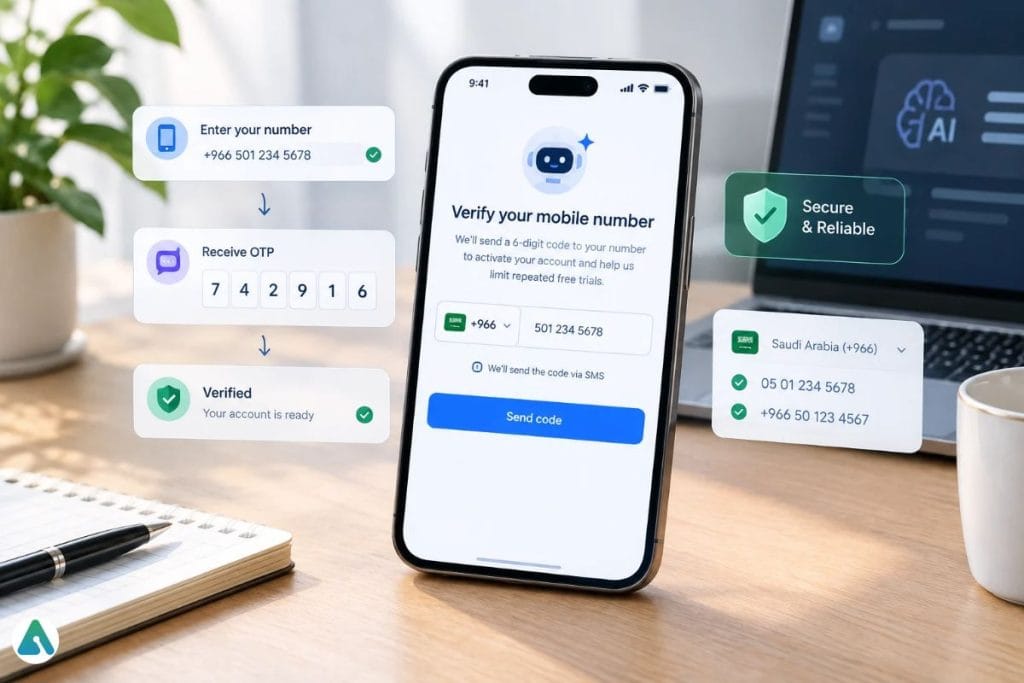 phone verification for AI apps