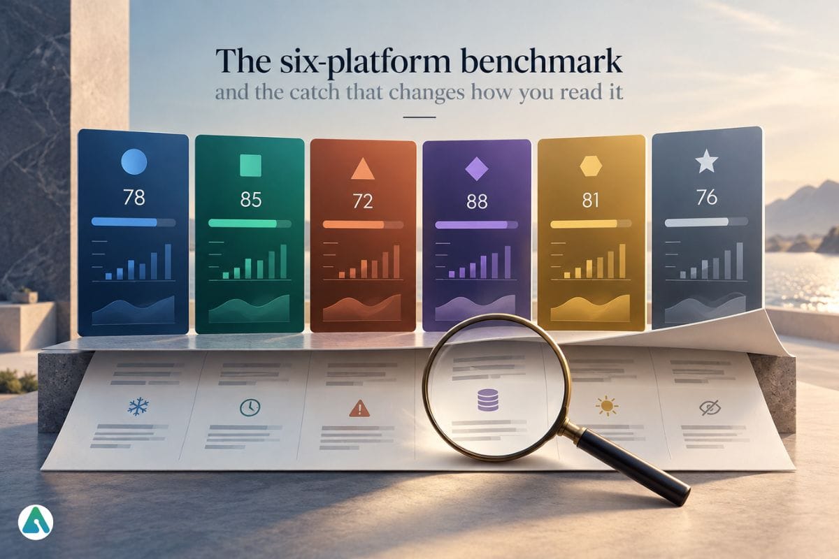 the six platform benchmark