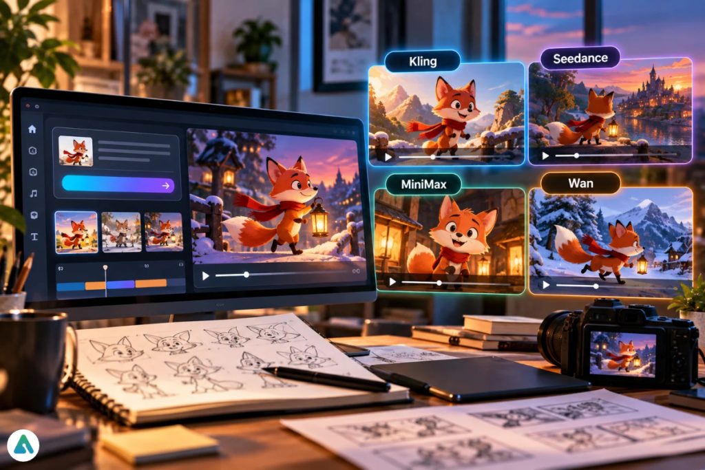 AI cartoon video models