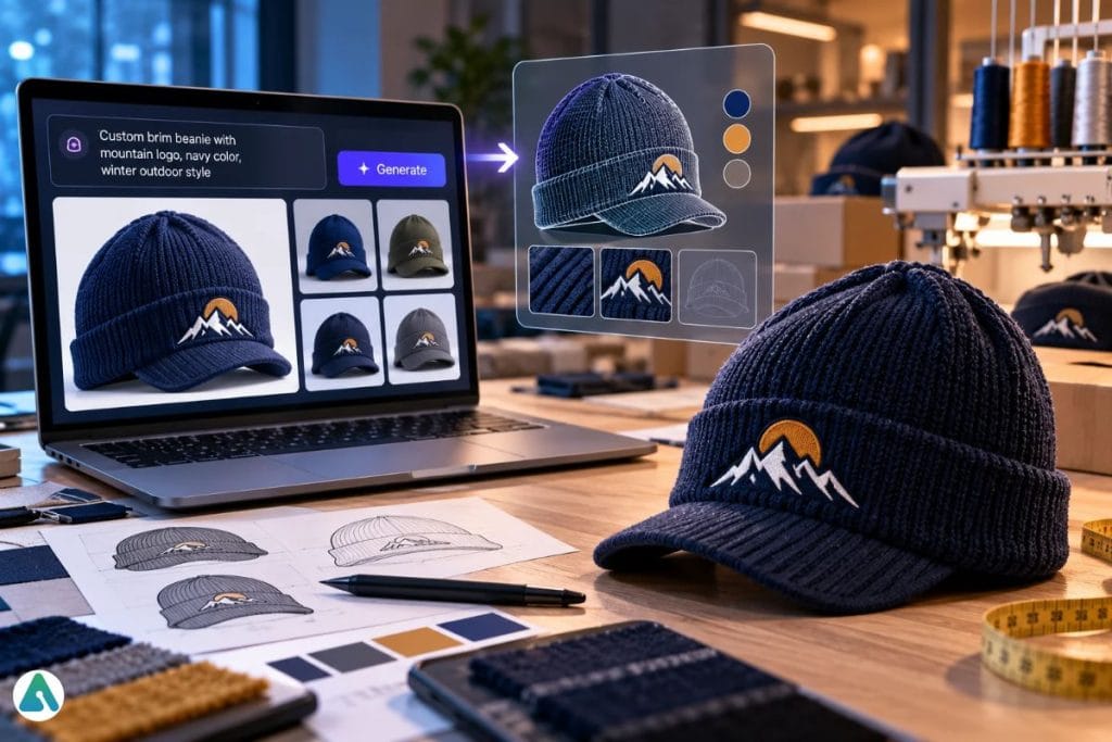AI custom hat design