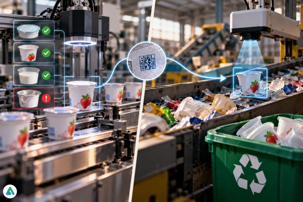 AI in dairy packaging