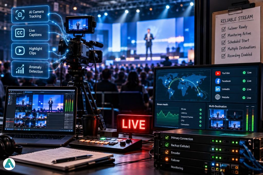 AI live streaming reliability