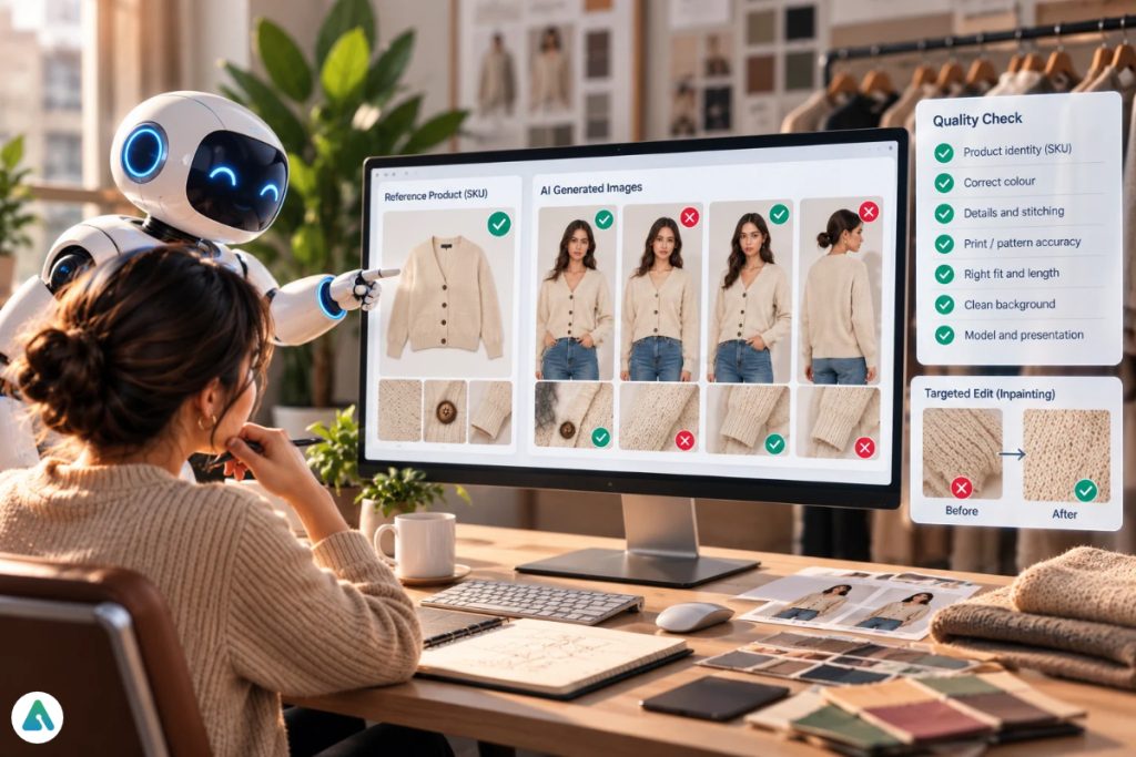 AI product image quality control