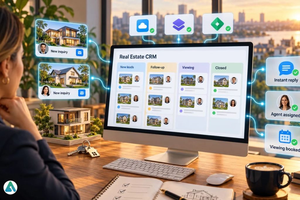 CRM workflow automation companies for real estate