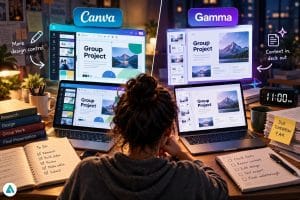 Canva vs Gamma for students