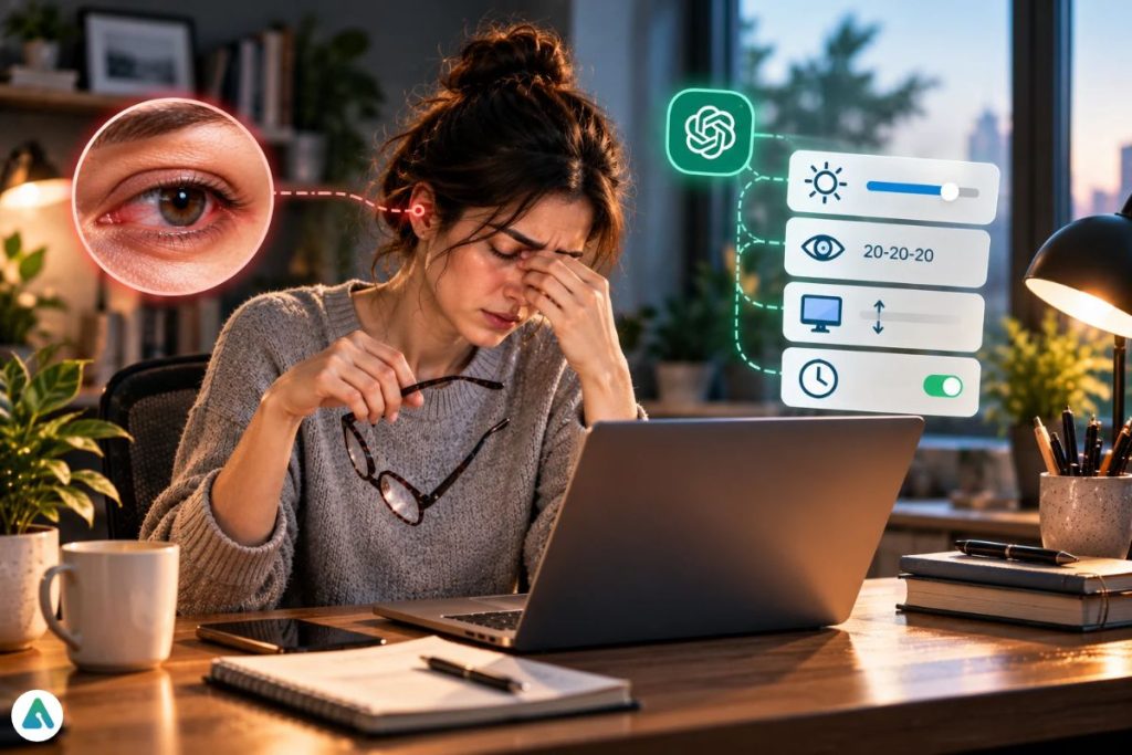 Digital eye strain