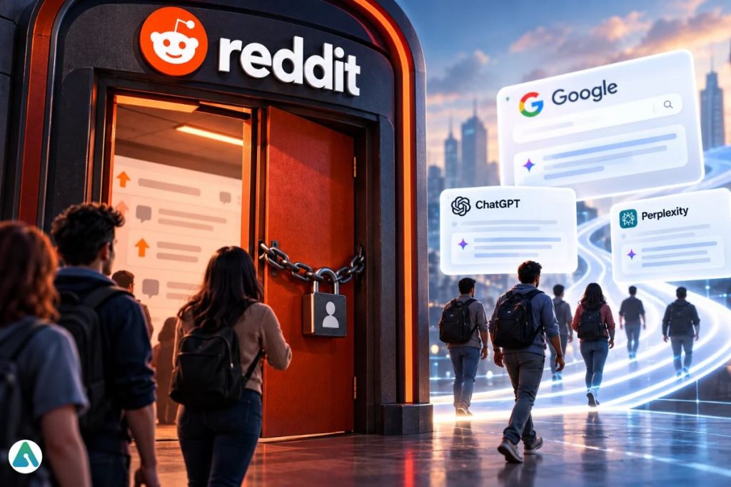 Reddit AI search traffic