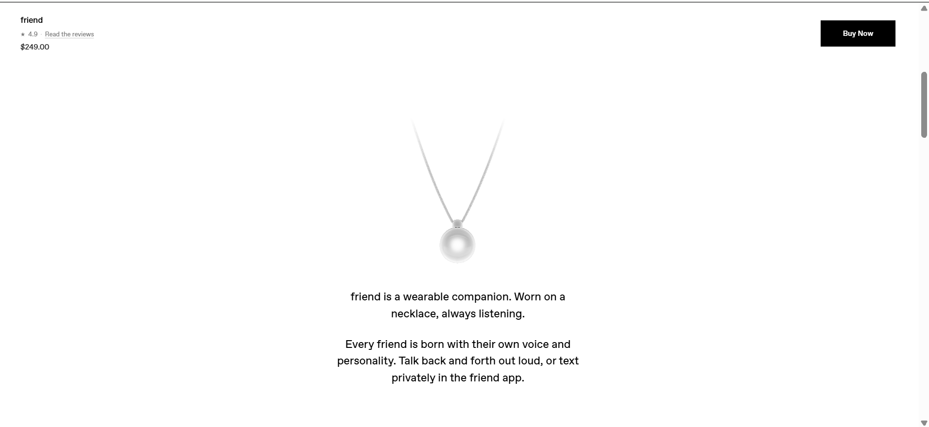 friend ai necklace