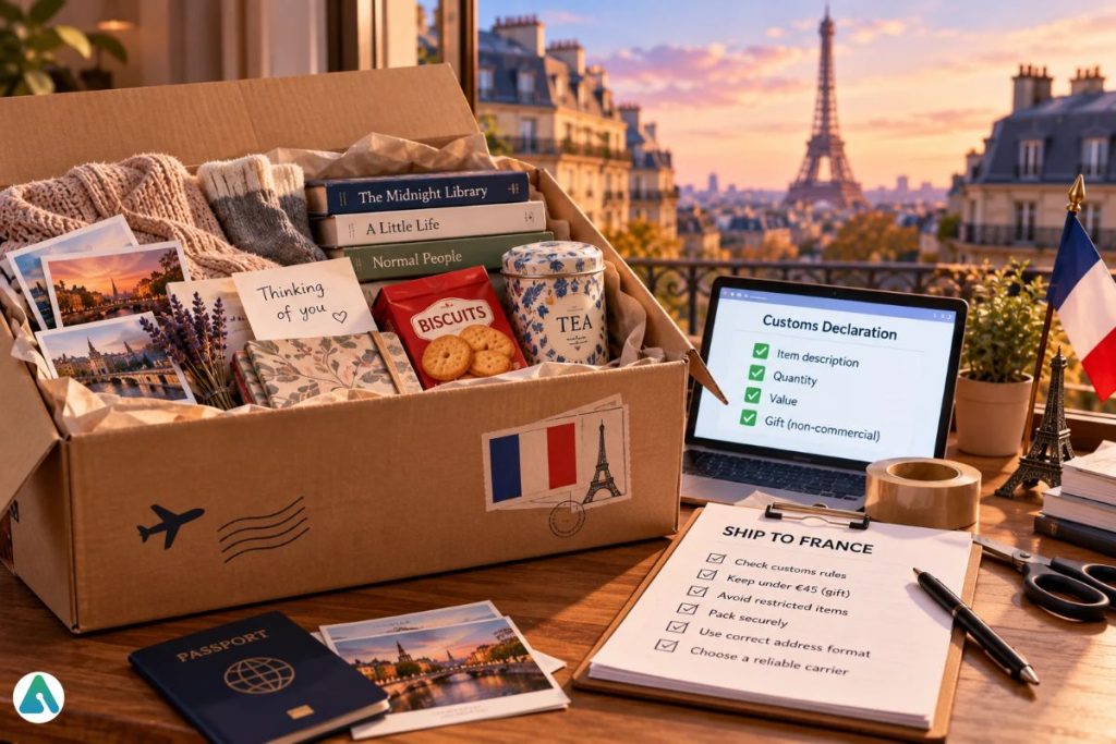 Shipping a care package to France