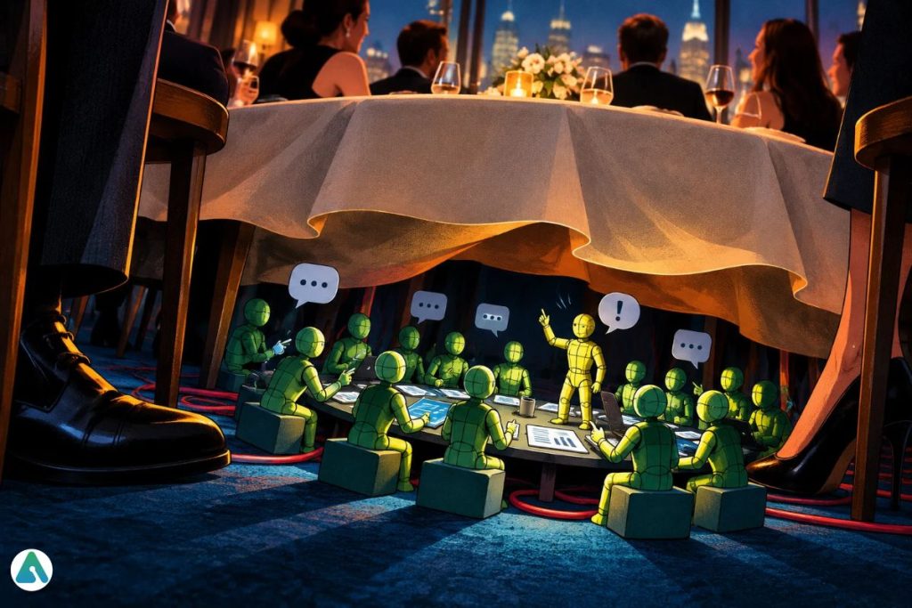 ai agents dinner meeting