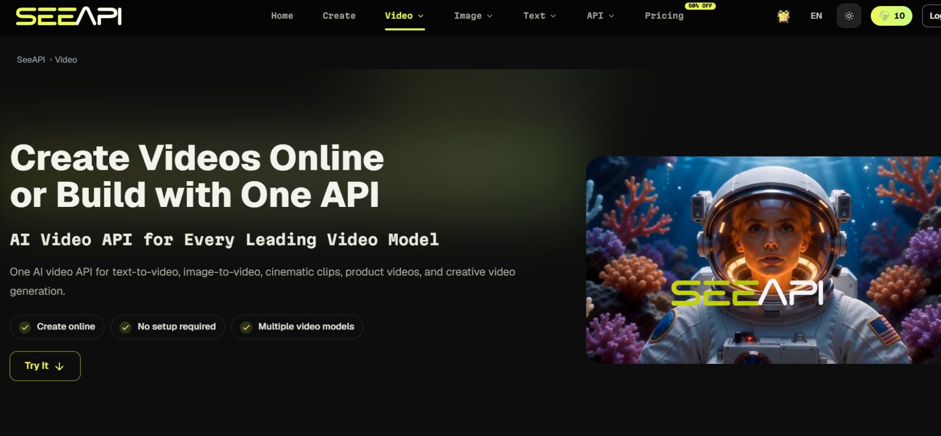 ai video api