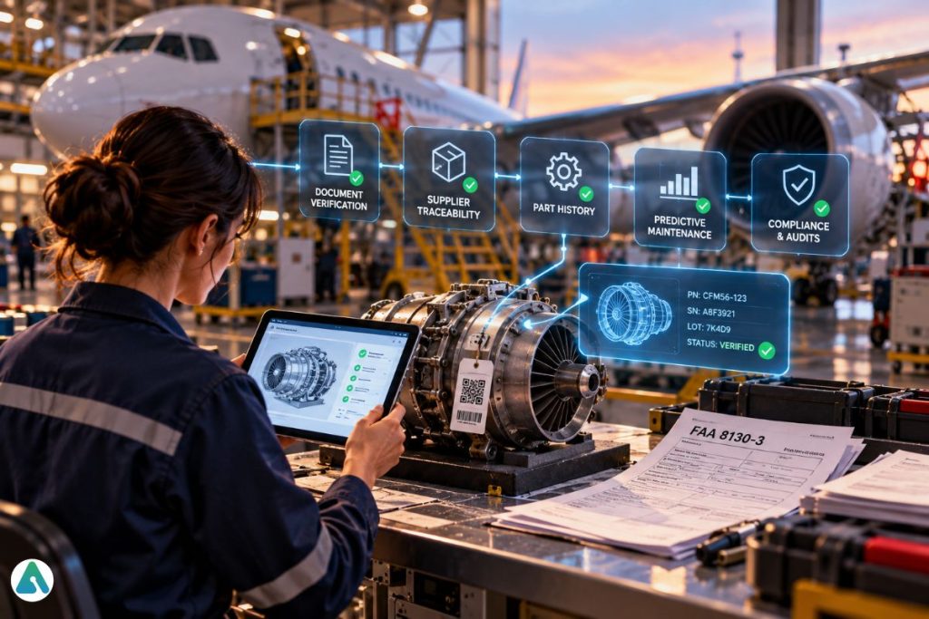 aviation component traceability