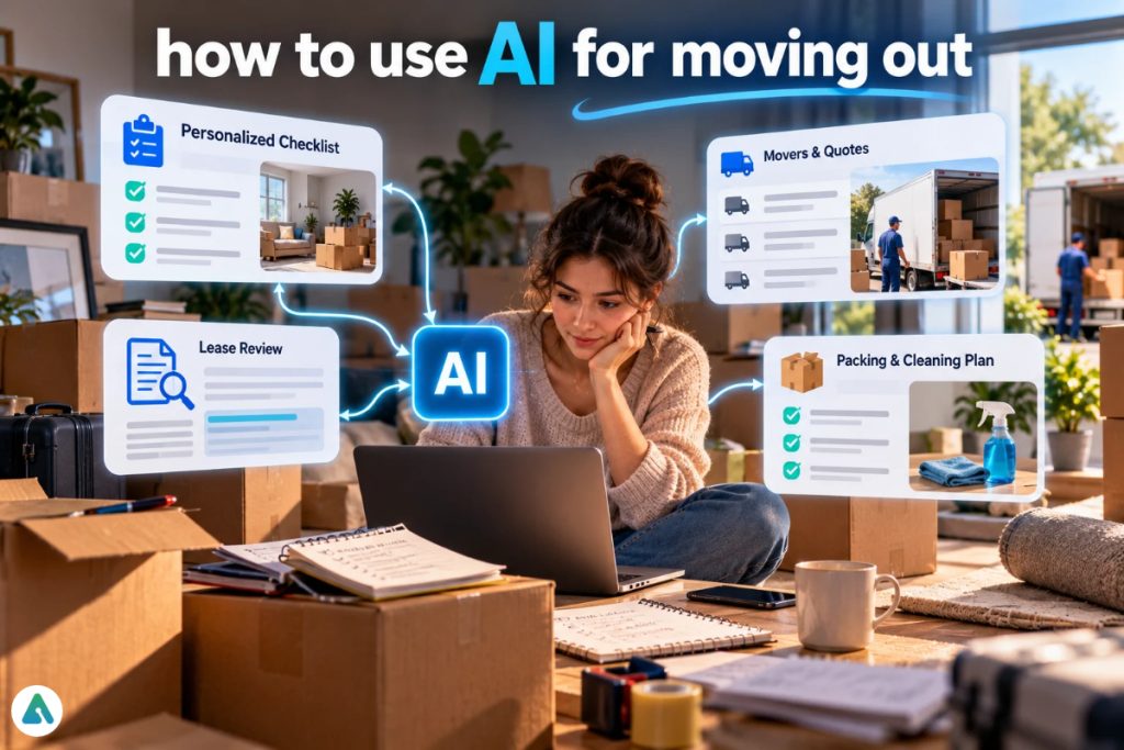 how to use AI for moving out
